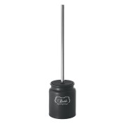 Gedy Chantal scopino bagno ceramica nero matt
