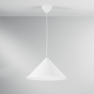 Lampadario sospensione Bigbang bianco E27, Ø49 cm 2
