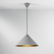 Lampadario sospensione Bigbang grigio/oro E27, Ø49 cm