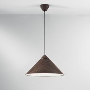 Lampadario sospensione Bigbang marrone/bianco E27, Ø49 cm 2