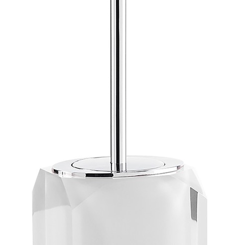 Gedy Chanelle scopino bagno in resina bianca