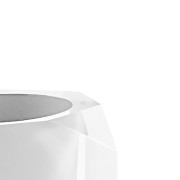 Gedy Chanelle bicchiere portaspazzolini resina bianco