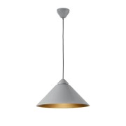 Lampadario sospensione Bigbang grigio/oro E27, Ø49 cm