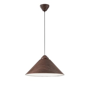 Lampadario sospensione Bigbang marrone/bianco E27, Ø49 cm