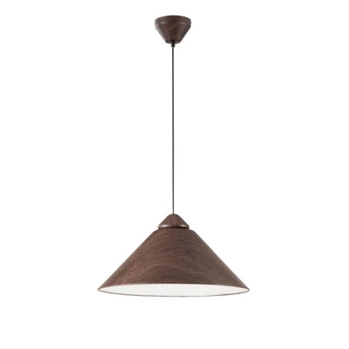 Lampadario sospensione Bigbang marrone/bianco E27, Ø49 cm
