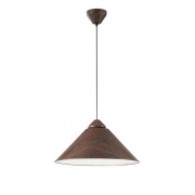 Lampadario sospensione Bigbang marrone/bianco E27, Ø49 cm