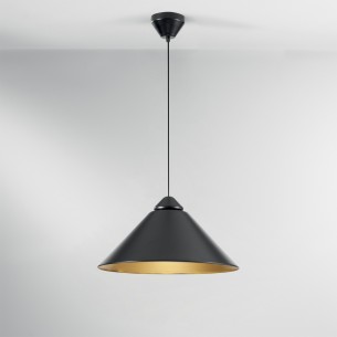 Lampadario Bigbang nero/oro E27, Ø49 cm 2