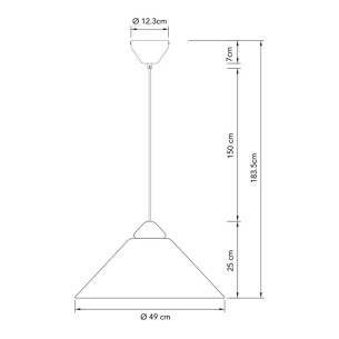Lampadario Bigbang verde/bianco E27, Ø49 cm 2