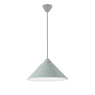 Lampadario Bigbang verde/bianco E27, Ø49 cm