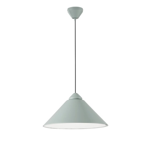 Lampadario Bigbang verde/bianco E27, Ø49 cm