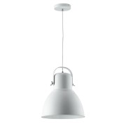 Lampadario industriale Legend metallo bianco, E27