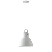 Lampadario industriale Legend metallo bianco, E27