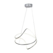 Lampadario LED Konny argento, 54x50cm, 2850 lumen