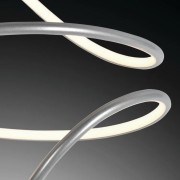 Applique LED Konny argento, 1750 lumen