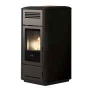 Stufa a pellet idro Milla H 15 EVO 15 kW nero