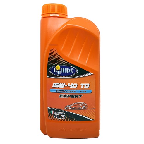 Olio motore turbodiesel gas 15W-40 TD Expert Lubex 1L