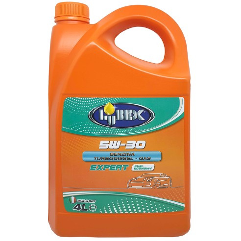 Olio motore benzina turbodiesel gas 5W-30 Expert Fuel Economy Lubex 4L