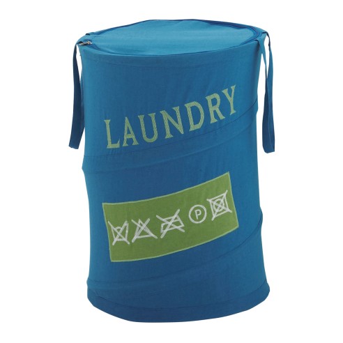 Laundry portabiancheria tessuto 69L blu