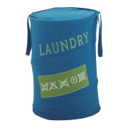 Laundry portabiancheria tessuto 69L blu