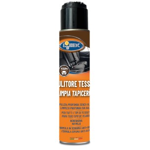 Pulitore tessuti schiuma detergente 400 ml Lubex