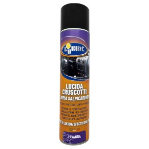 Lucida cruscotti spray effetto lucido Lavanda 600 ml Lubex 8013826046581
