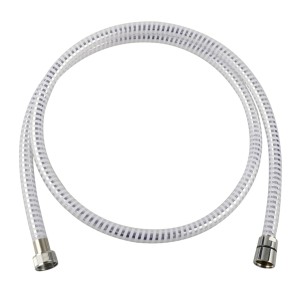 Flessibile doccia plastica rinforzato bianco 150cm