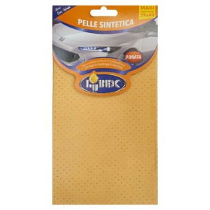 Panno asciugatura auto pelle sintetica forata 39x49 cm Lubex 8013826037817