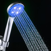 Doccetta ABS cromato 1 getto con led a colori variabili Lumy Idro-Bric