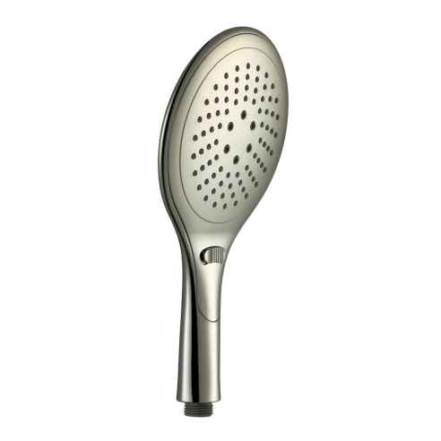 Doccino ABS acciaio satinato, anticalcare, 2 getti Circe Idro-Bric