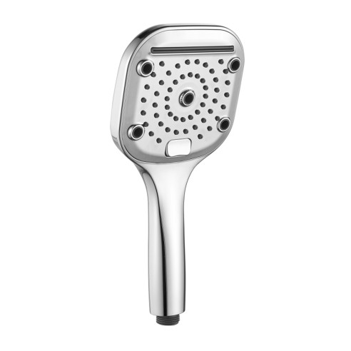Doccia ABS cromato/bianco, anticalcare, 3 getti Victoria quadra