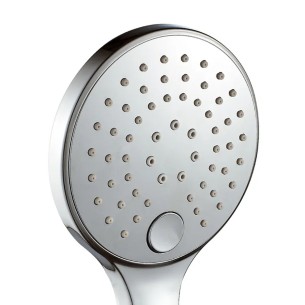 Doccino Koleos ABS cromato, anticalcare, 3 getti Idro-bric 2