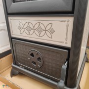 Stufa a legna Decor Evo EK63 tortora-1