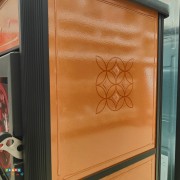 Stufa a legna Decor Evo EK63 cuoio-1