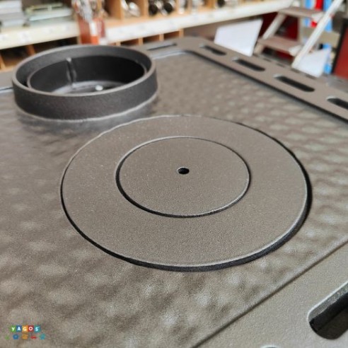 Stufa a legna con forno Decor C EVO EK63 piastra