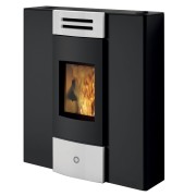 Stufa a pellet ermetica canalizzata Dub100++ Bianco
