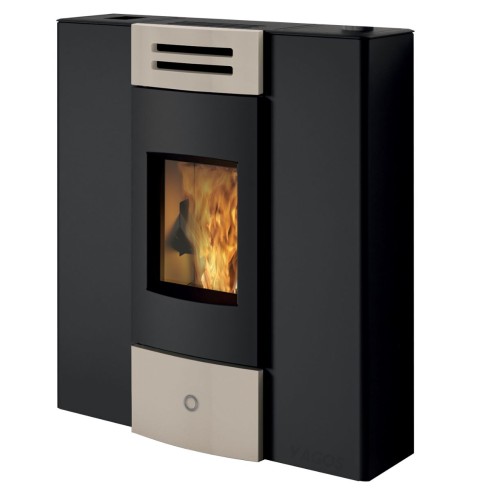Stufa a pellet ermetica canalizzata Dub100++ Tortora
