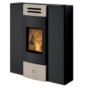 Stufa a pellet ermetica canalizzata Dub100++ Tortora