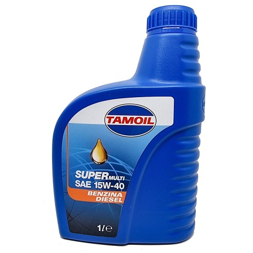 Olio motore benzina diesel Super Multi SAE 15W-40 Tamoil 8008959956029 1L