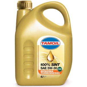 Olio motore benzina Turbodiesel Sint SAE 5W-30 Tamoil 8008959966028 1L 2