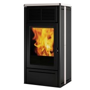 Stufa a pellet ventilata Nara 9 EVO Edilkamin bianco