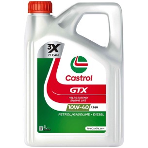 Olio motore benzina diesel Castrol GTX 10W-40 A3/B4 4008177189289 1L 2