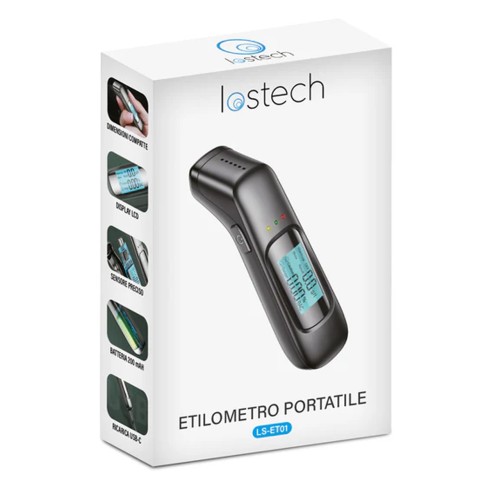 Etilometro portatile ricaricabile Lostech Premium