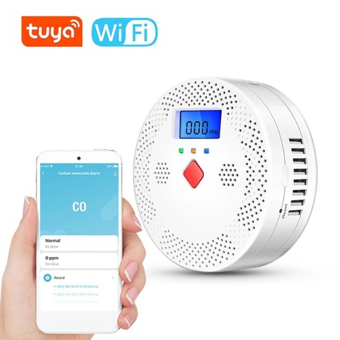 Tuya rilevatore di monossido di carbonio smart WiFi