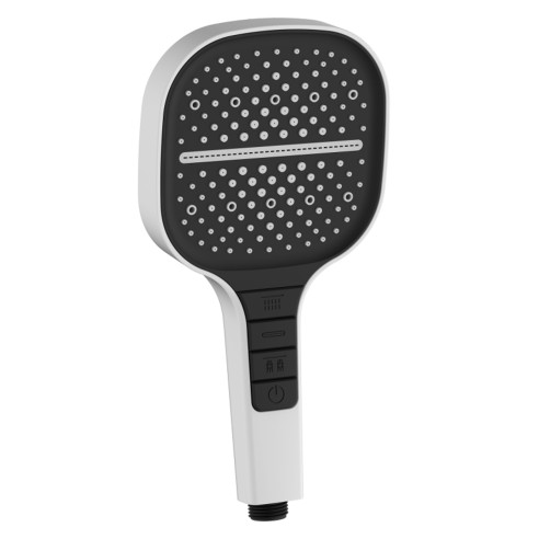Doccia ABS bianco anticalcare, 3 getti Atlas Aquasanit