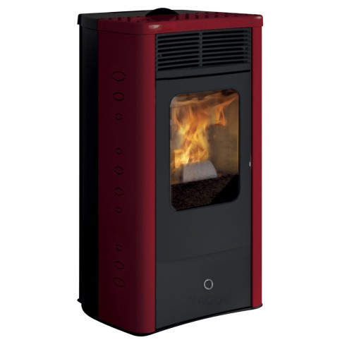 Stufa a pellet ceramica Idro Dore160...