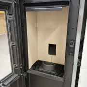 Stufa a pellet ventilata canalizzabile Berry90+ EK63 camera combustione
