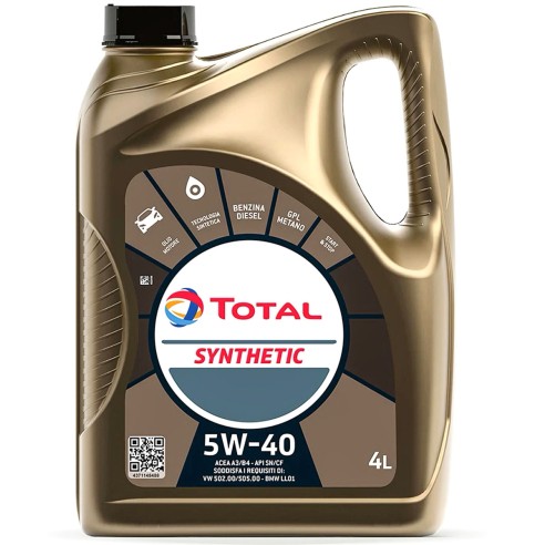 Olio motore benzina diesel TotalEnergies Synthetic 5W-40 4L 8057168800654 29572