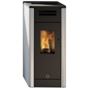 Stufa a pellet ermetica canalizzata Metro110+ EK63 bianco