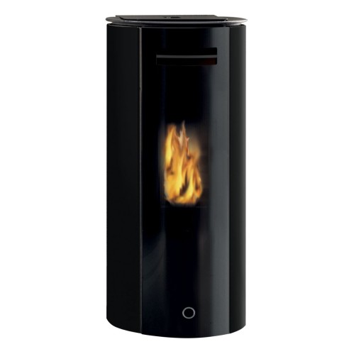 Stufa a pellet canalizzabile Spy110+ acciaio EK63 nero