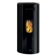 Stufa a pellet canalizzabile Spy110+ acciaio EK63 nero